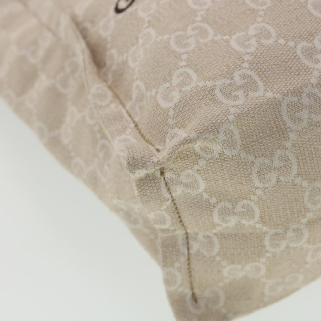 GUCCI GG Canvas Hand Bag Beige 283414 36445