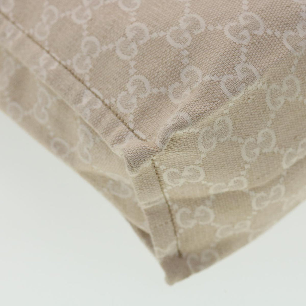 GUCCI GG Canvas Hand Bag Beige 283414 36445