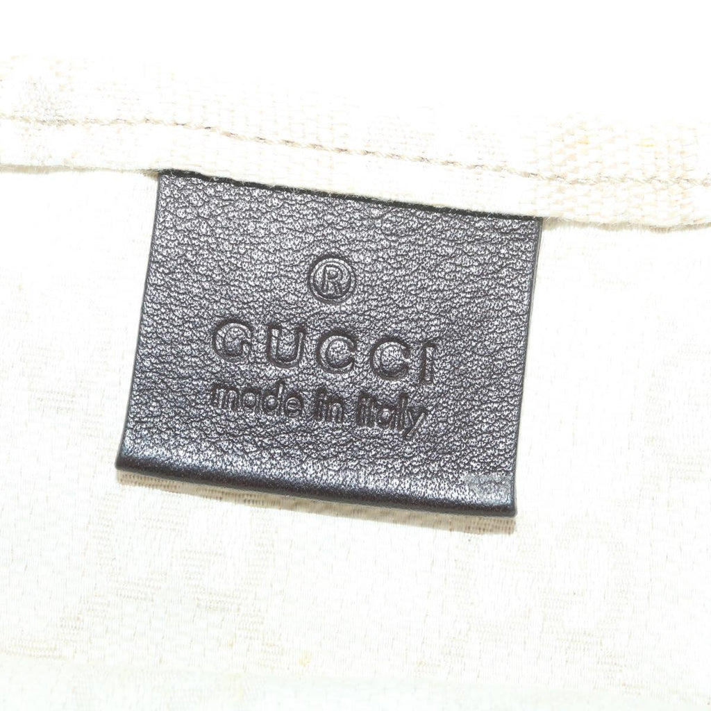 GUCCI GG Canvas Hand Bag Beige 283414 36445