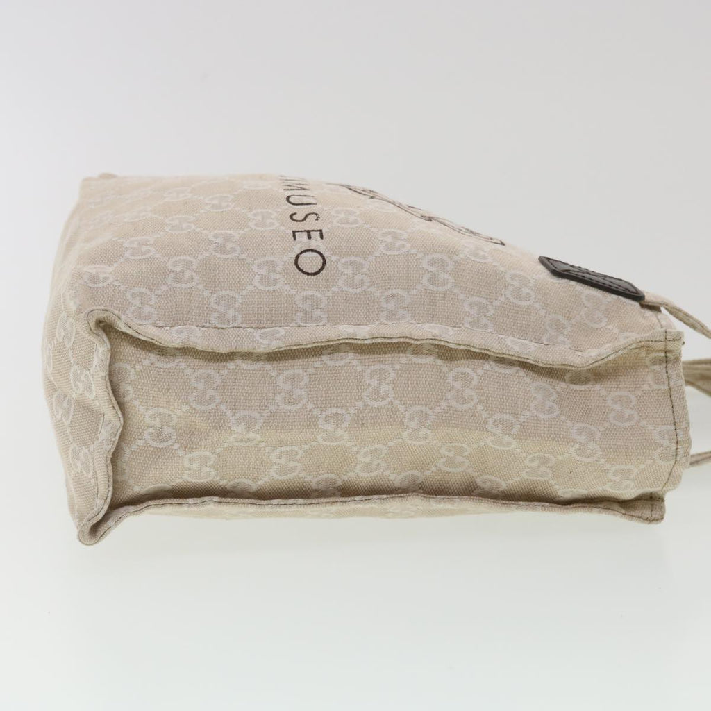 GUCCI GG Canvas Hand Bag Beige 283414 36445