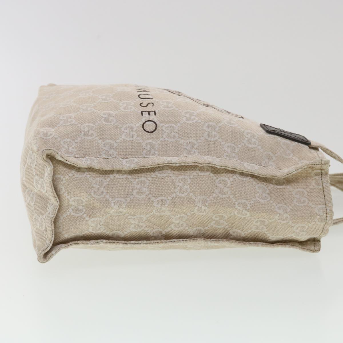 GUCCI GG Canvas Hand Bag Beige 283414  36445
