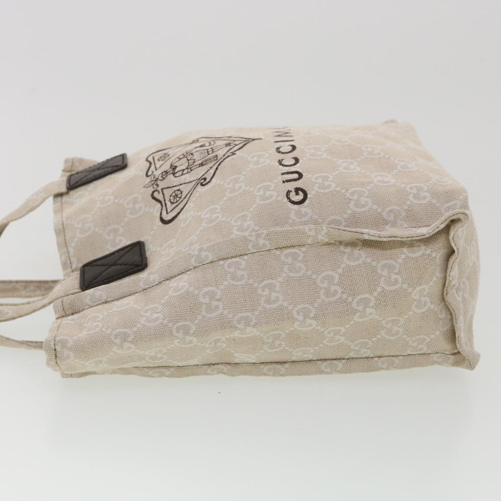 GUCCI GG Canvas Hand Bag Beige 283414 36445