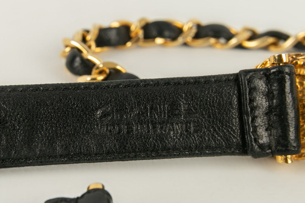 Ceinture en cuir Chanel