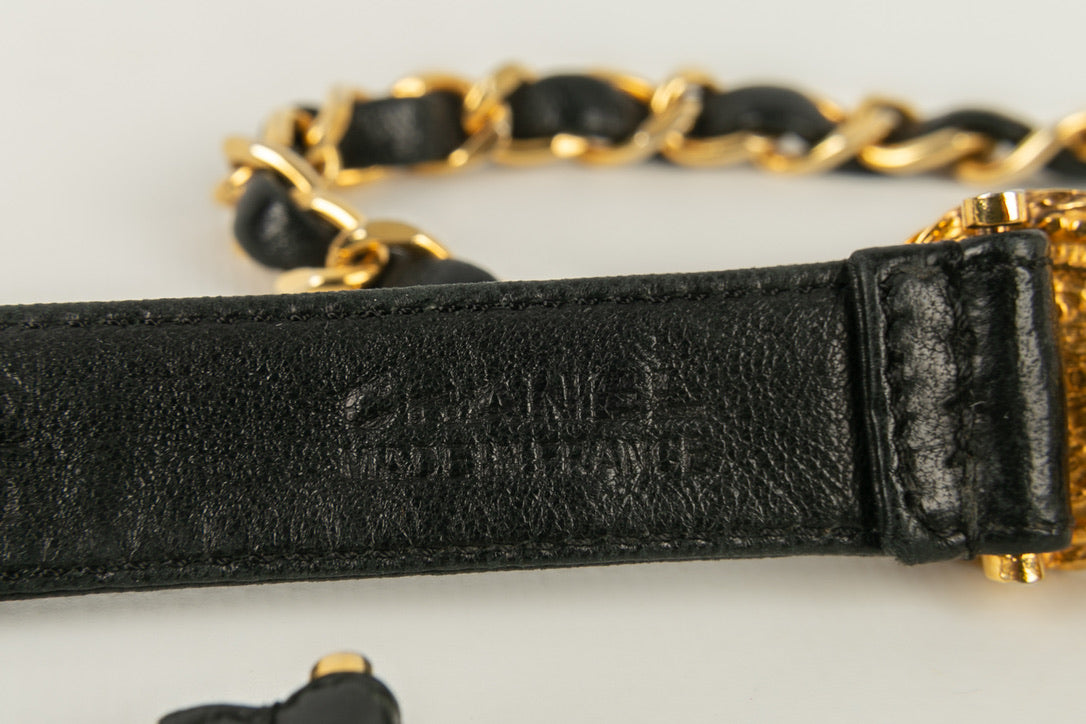 Ceinture en cuir Chanel