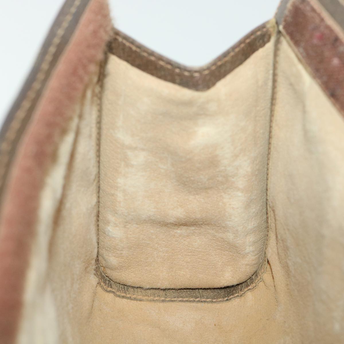 GUCCI GG Canvas Web Sherry Line Clutch Bag Beige Red Green 010.378 36471