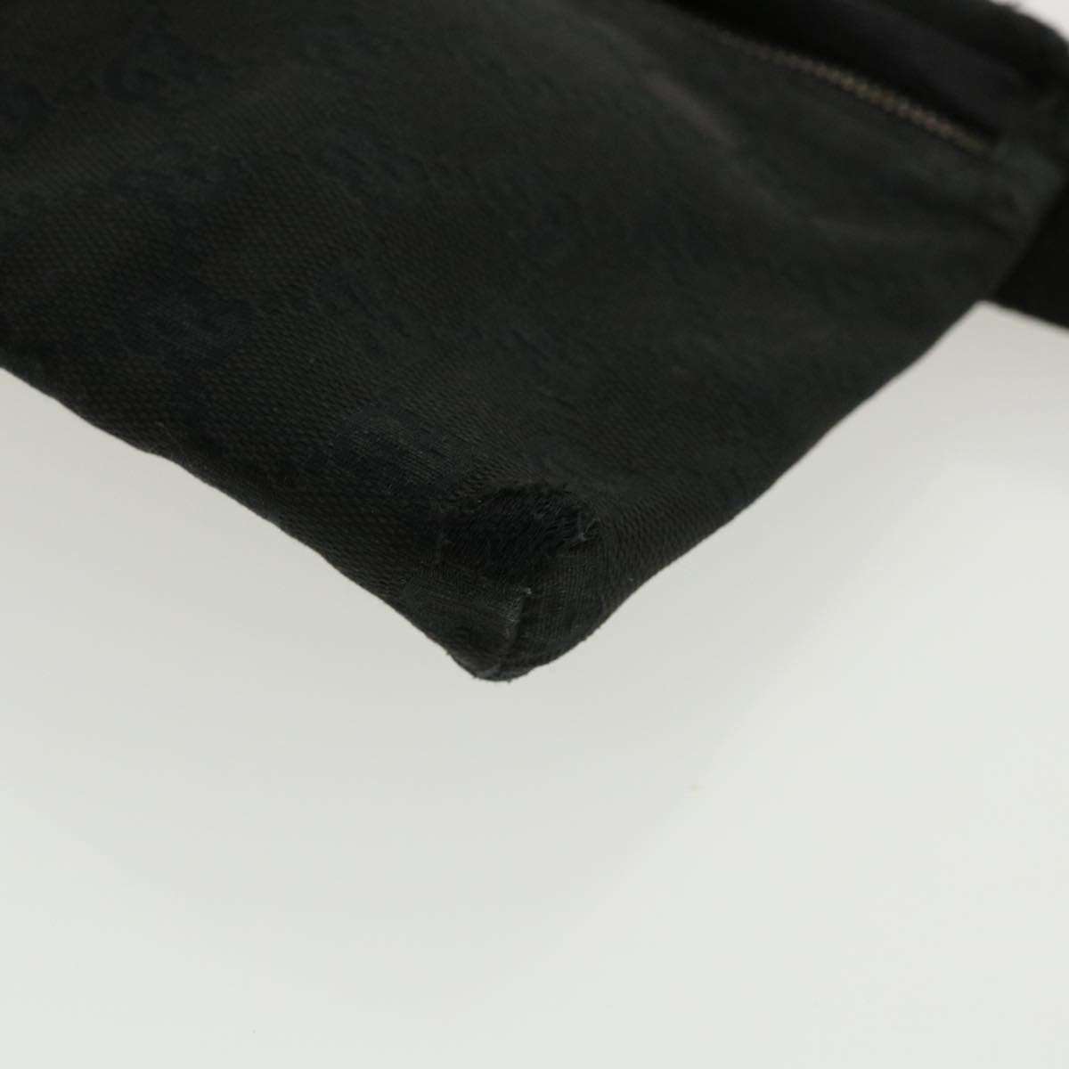 GUCCI GG Canvas Waist Bag Black 28566 36493