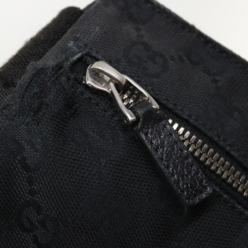 GUCCI GG Canvas Waist Bag Black 28566 36493