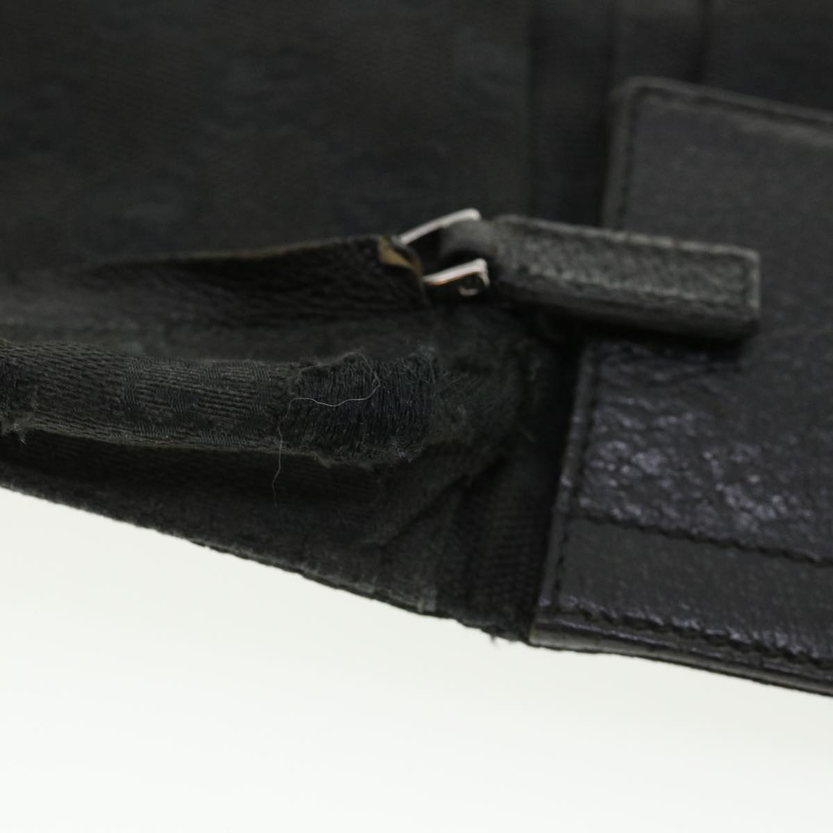 GUCCI GG Canvas Waist Bag Black 28566 36493
