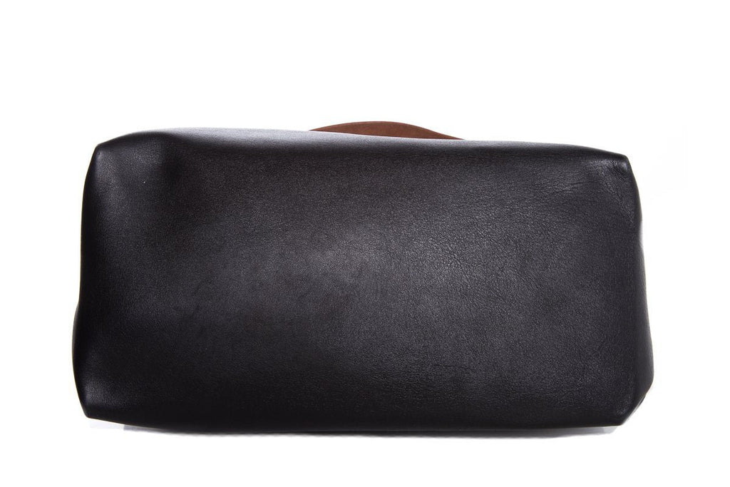 CÃƒÆ’Ã‚Â©line Ivory, Brown & Black Leather All Soft Tote