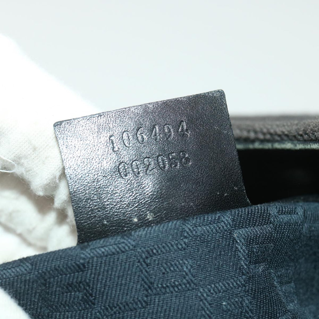 GUCCI Shoulder Bag Canvas Black 106494 36529