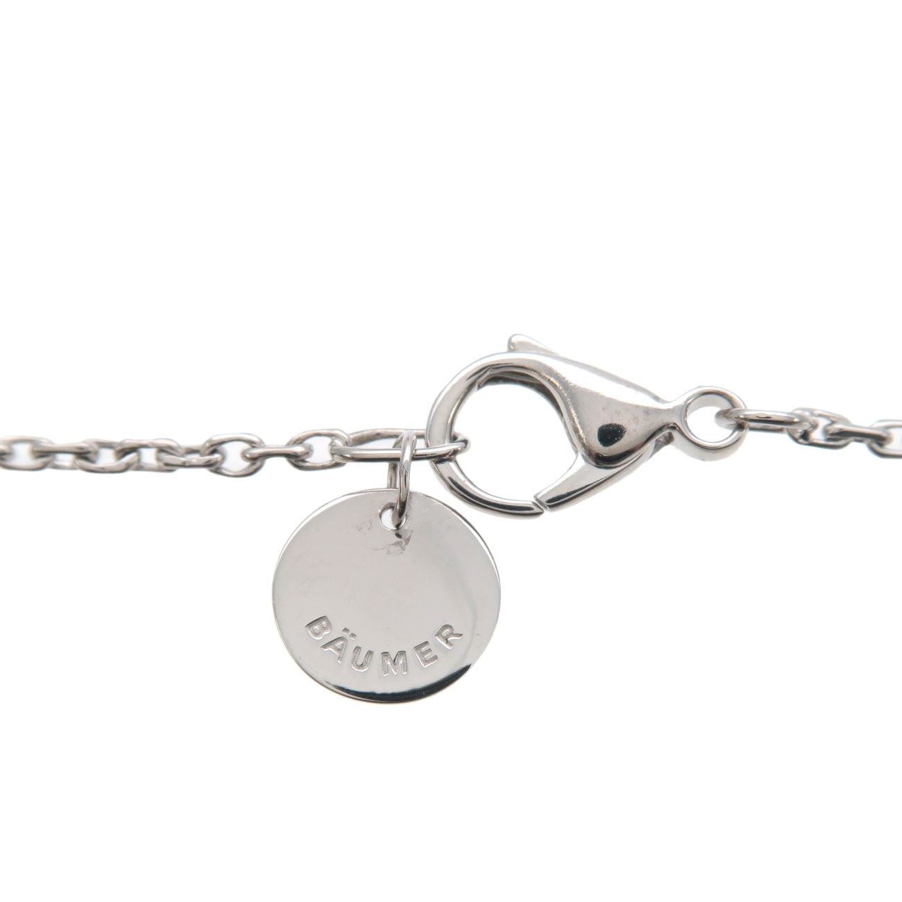 CHANEL Ultra Collection Diamond Necklace K18WG White Ceramic