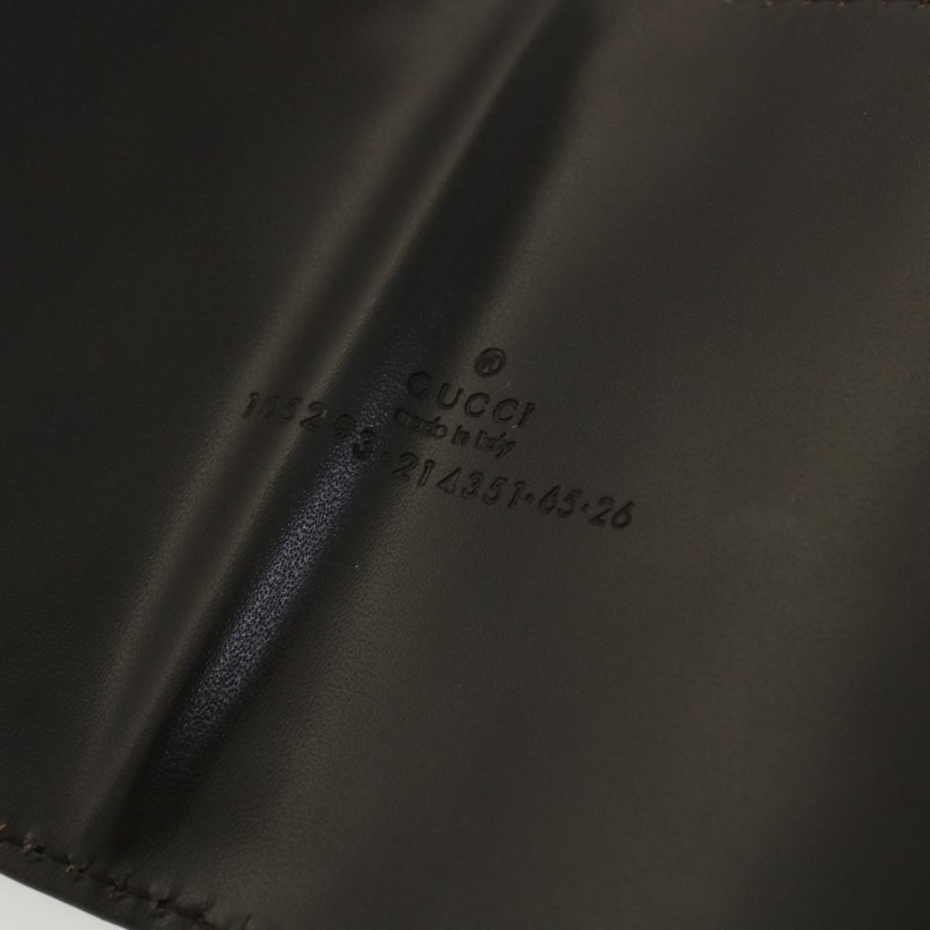 GUCCI Belt Quillmark Leather 25.2"" Brown 36544