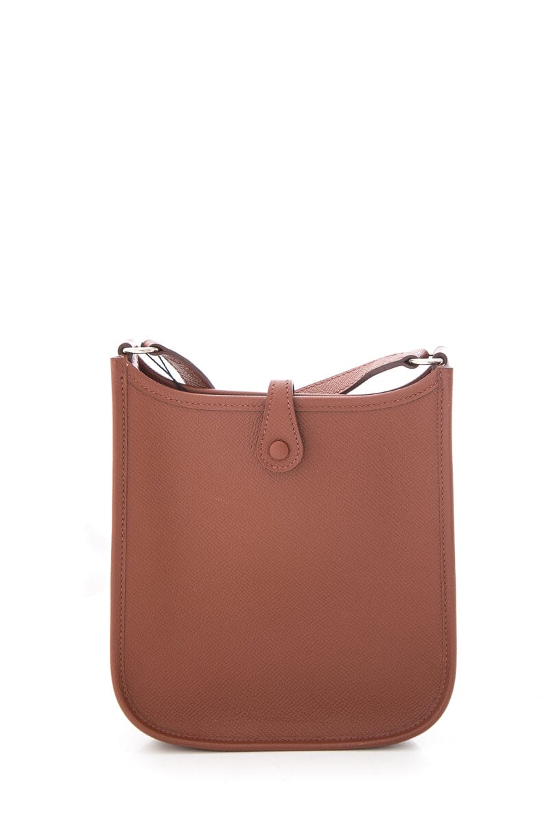 HermÃƒÆ’Ã‚Â¨s Brown Mini Evelyne (TPM) Handbag