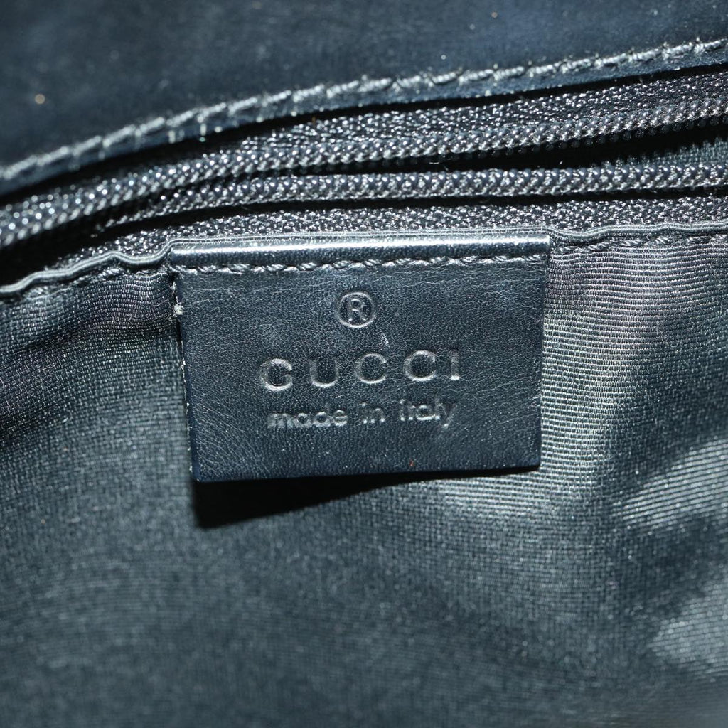 GUCCI GG Canvas Tote Bag Black 31244 36578