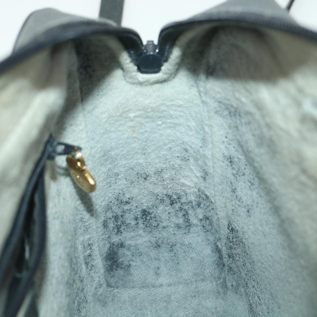GUCCI Micro GG Canvas Shoulder Bag Navy Gray 001.56.0852 36585
