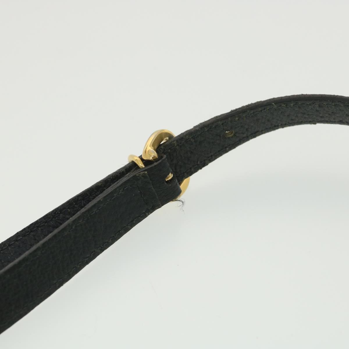 GUCCI Micro GG Canvas Shoulder Bag Navy Gray 001.56.0852 36585