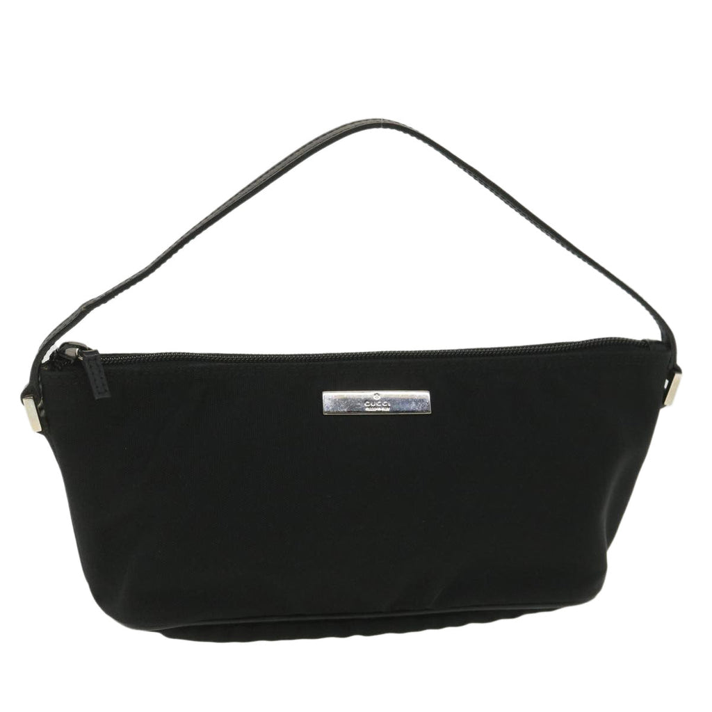 GUCCI GG Canvas Accessory Pouch Black 039.1103 36599