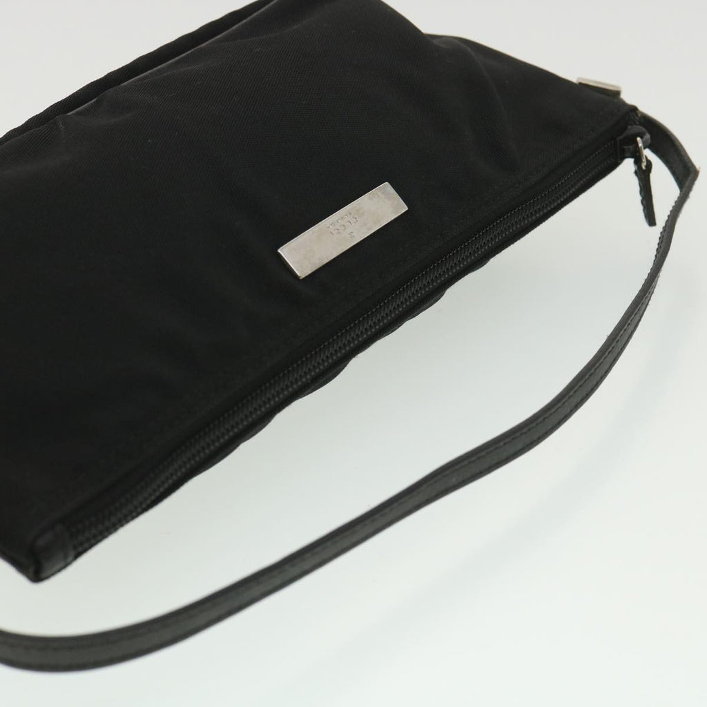 GUCCI GG Canvas Accessory Pouch Black 039.1103 36599