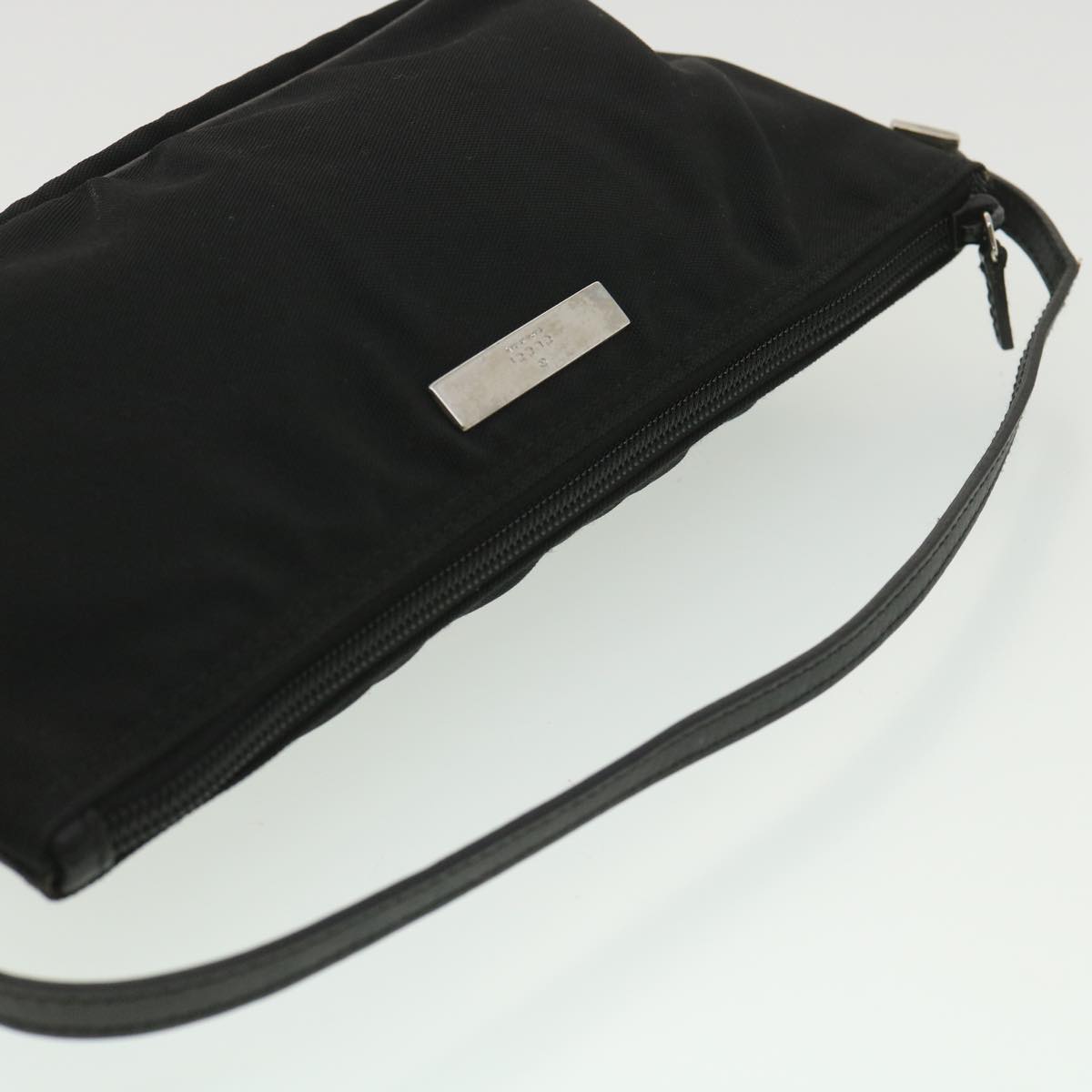 GUCCI GG Canvas Accessory Pouch Black 039.1103 36599