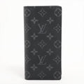 Louis Vuitton Monogram Portefolio Brother M61697 Black Long   Wallet