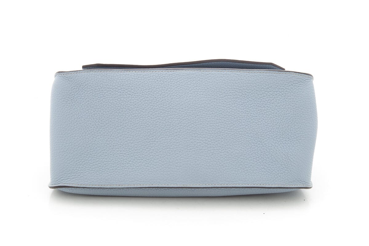 HermÃƒÆ’Ã‚Â¨s Jypsiere 28cm Clemence in Blue Jean Cross-Body