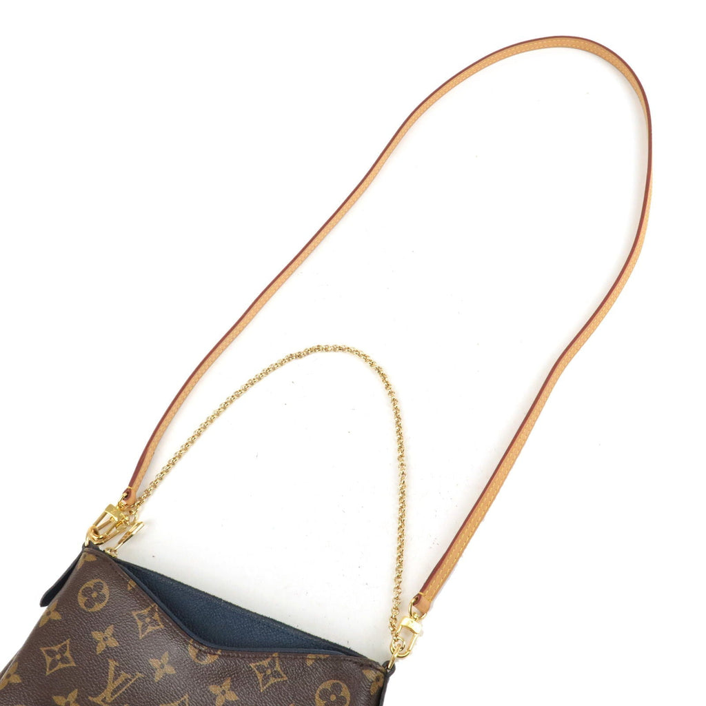 Louis Vuitton Monogram Pallas Clutch 2Way Bag Hand Bag M44058
