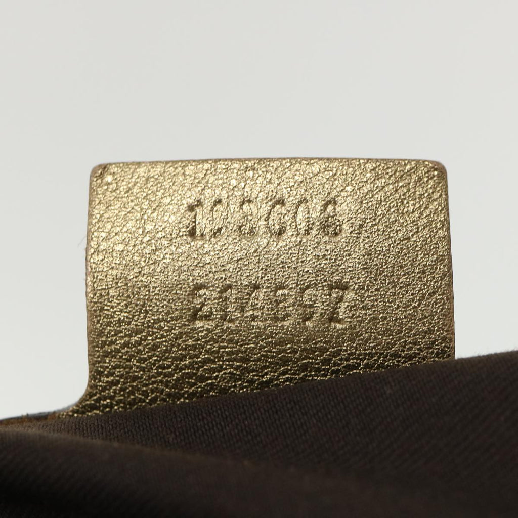 GUCCI GG crystal Boston Bag Coated Canvas Beige Gold 193603 36636
