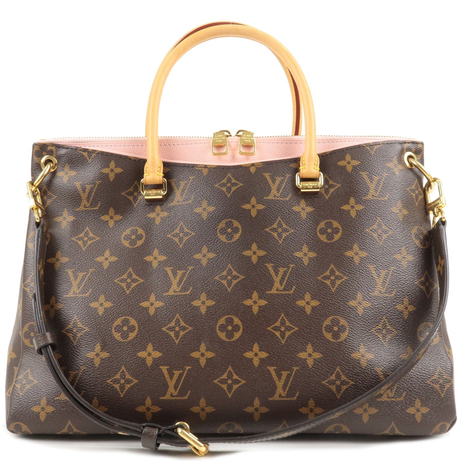 Louis Vuitton Monogram Pallas 2Way Bag Hand Bag Rose Poudre M43400