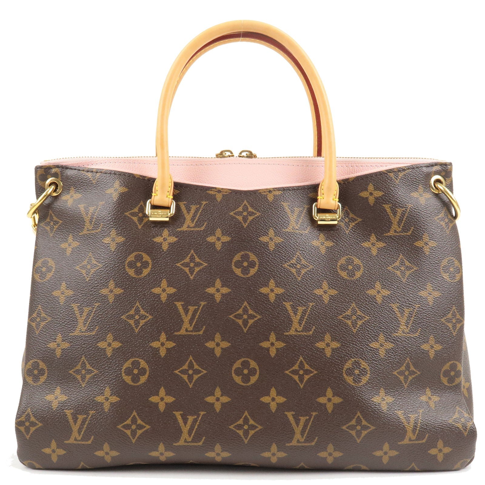 Louis Vuitton Monogram Pallas 2Way Bag Hand Bag Rose Poudre M43400