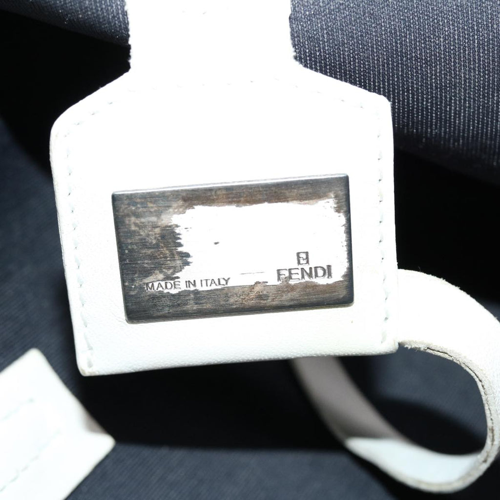 FENDI Zucchino Canvas Hand Bag Navy 2384-8BH006-028 36667