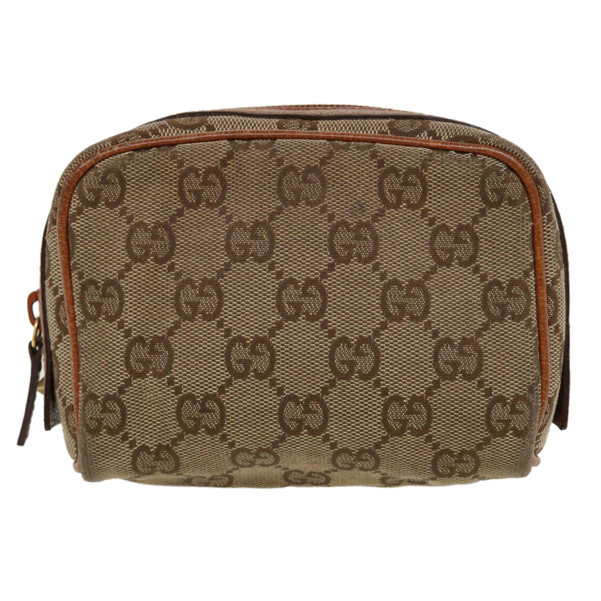 GUCCI GG Canvas Pouch Beige 120978 36673