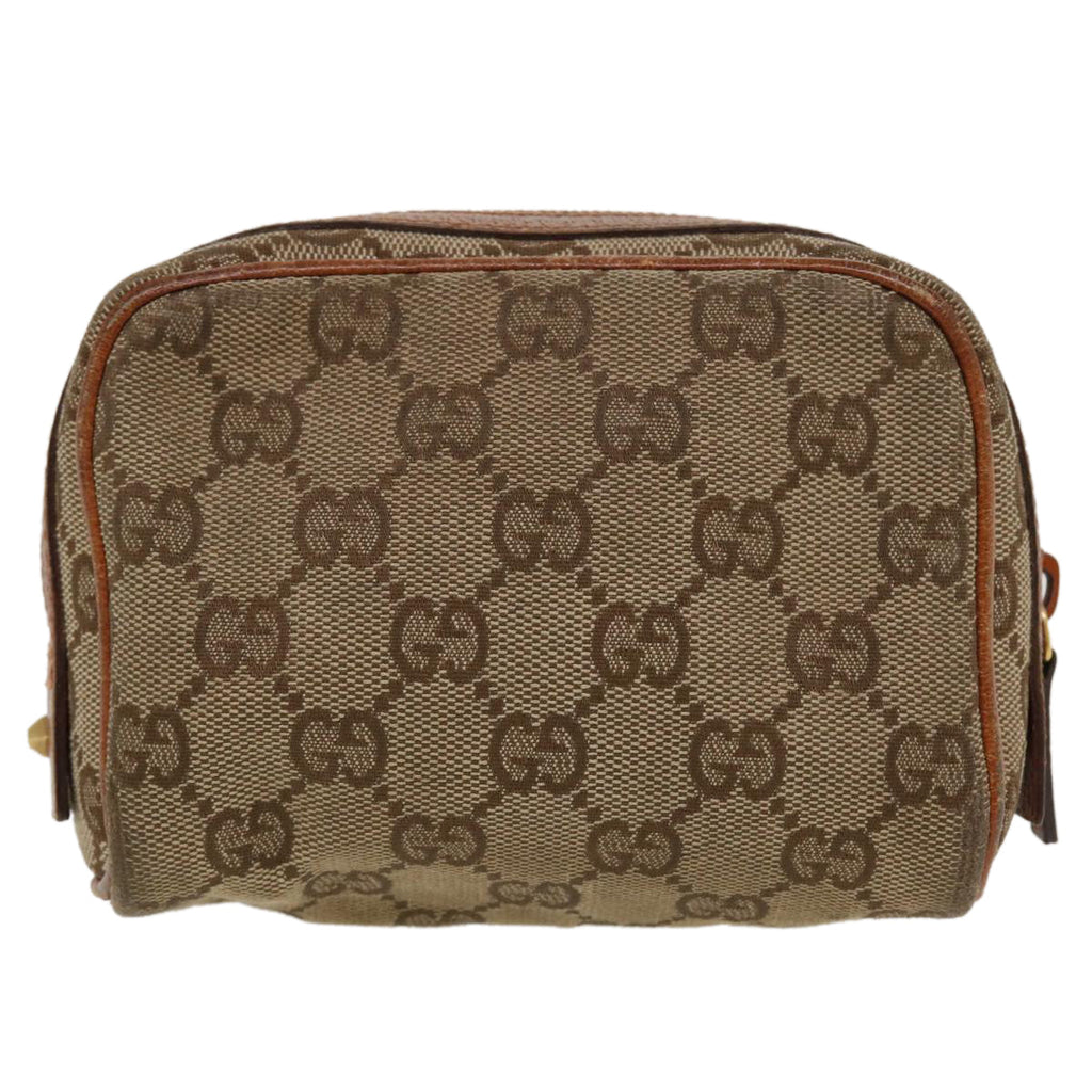 GUCCI GG Canvas Pouch Beige 120978 36673