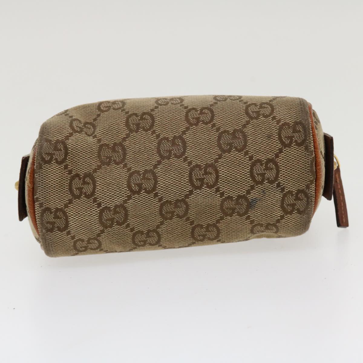 GUCCI GG Canvas Pouch Beige 120978 36673