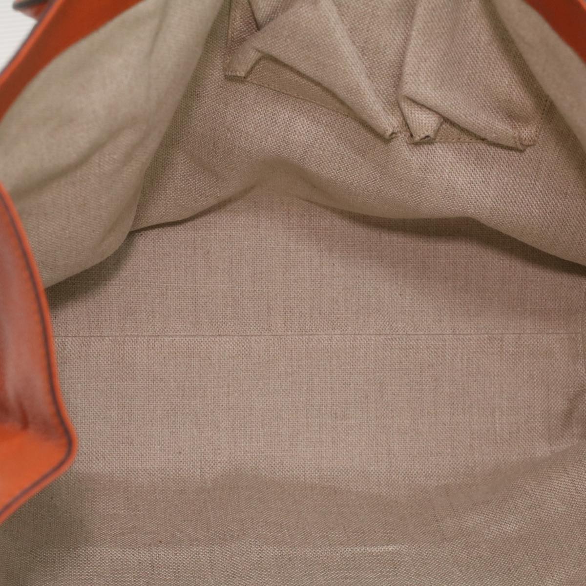 GUCCI Shoulder Bag Leather Orange Brown 232952 36699