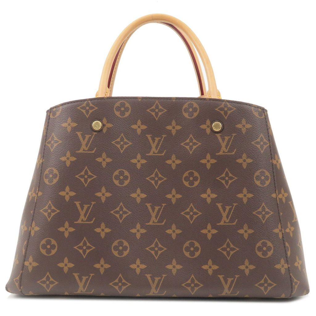 Louis Vuitton Monogram Montaigne MM 2Way Hand Bag M41056