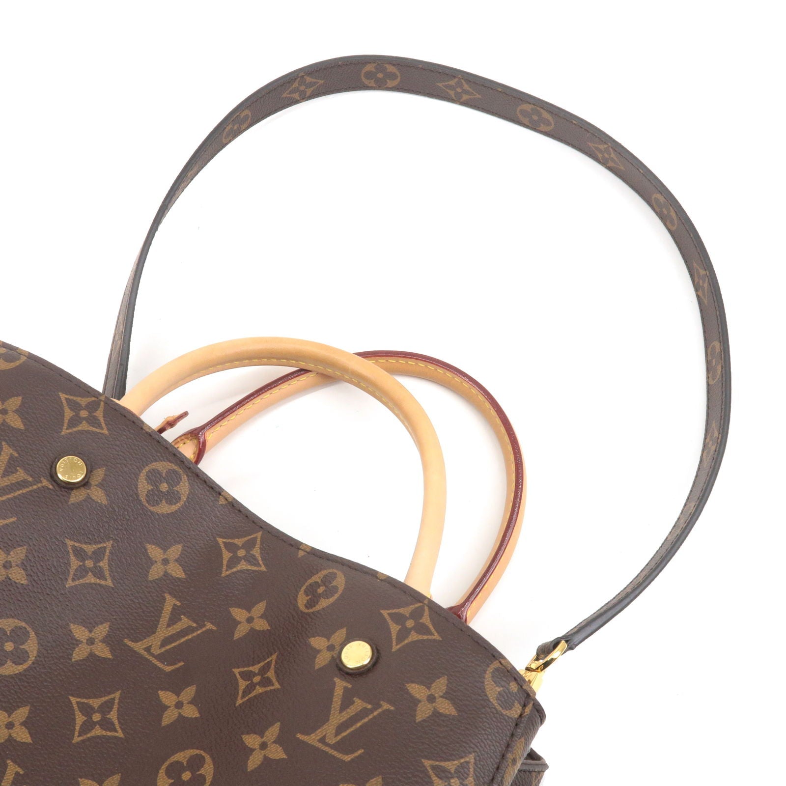 Louis Vuitton Monogram Montaigne MM 2Way Hand Bag M41056