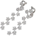 CHANEL Comet 10Px2 Diamond Earrings K18WG 750WG White Gold