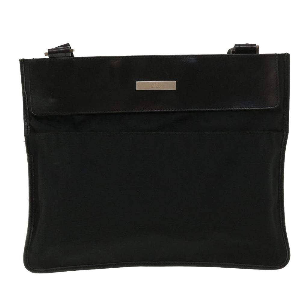 GUCCI Shoulder Bag Nylon Black 36785