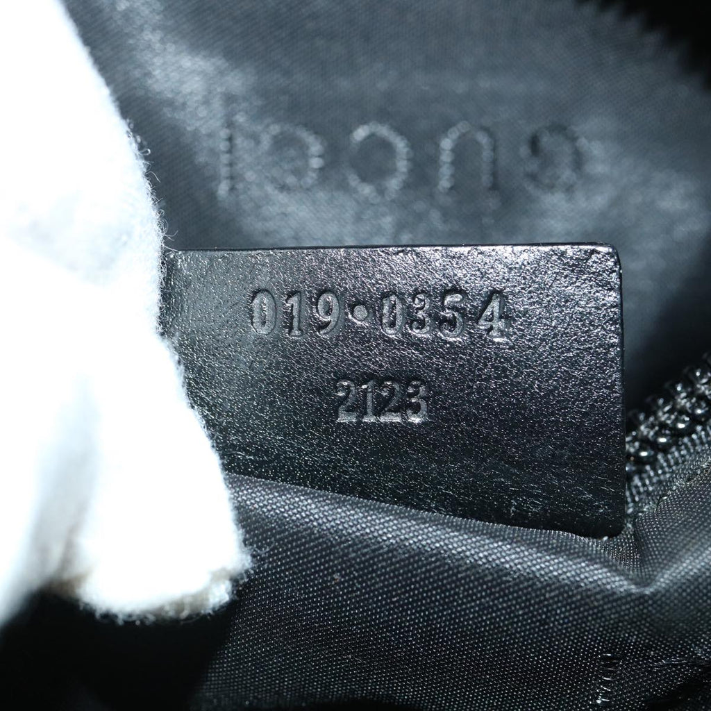 GUCCI Shoulder Bag Nylon Black 36785