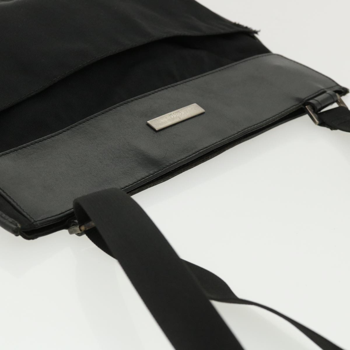 GUCCI Shoulder Bag Nylon Black 36785