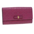 GUCCI Guccissima Long Wallet Pink 388679 36795
