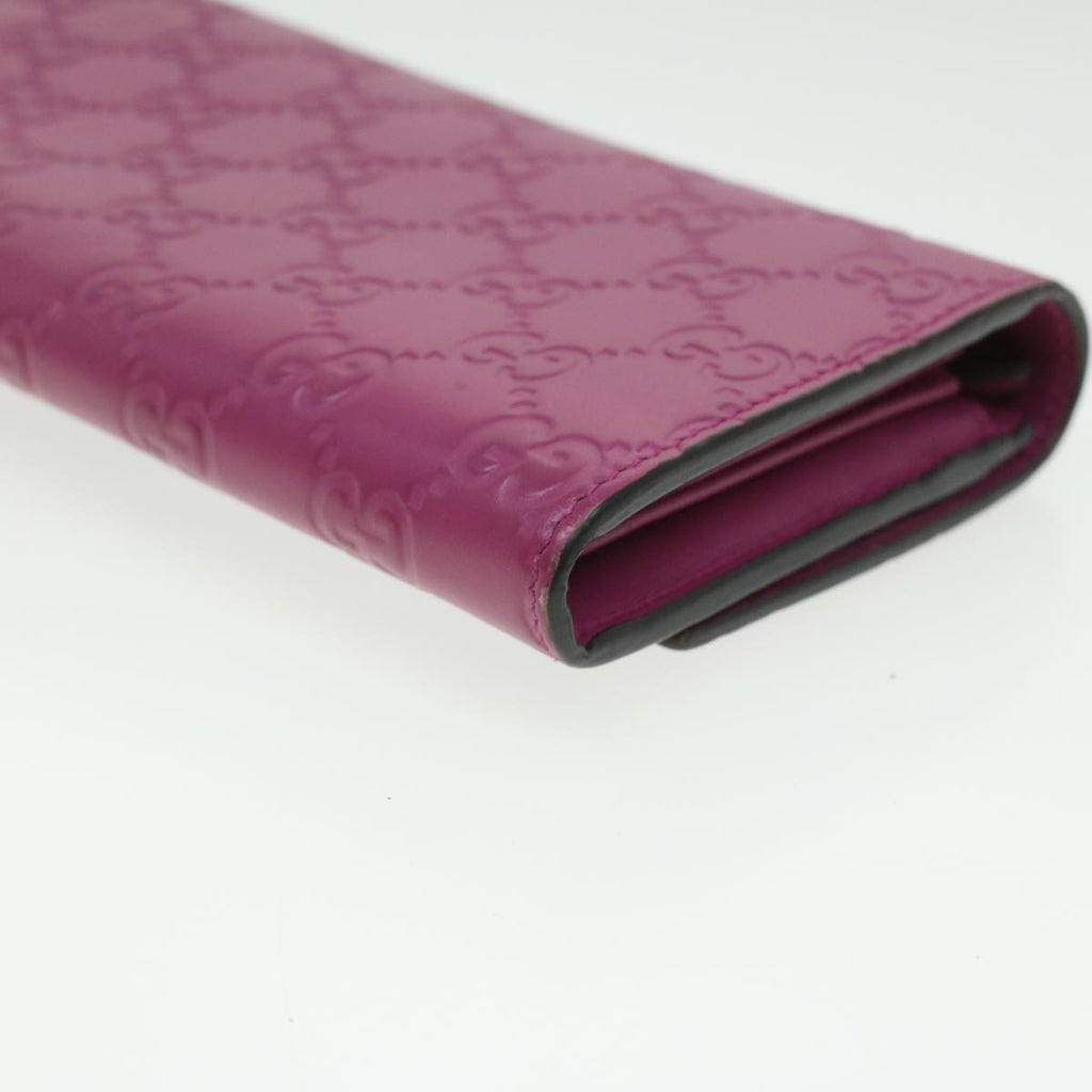 GUCCI Guccissima Long Wallet Pink 388679 36795