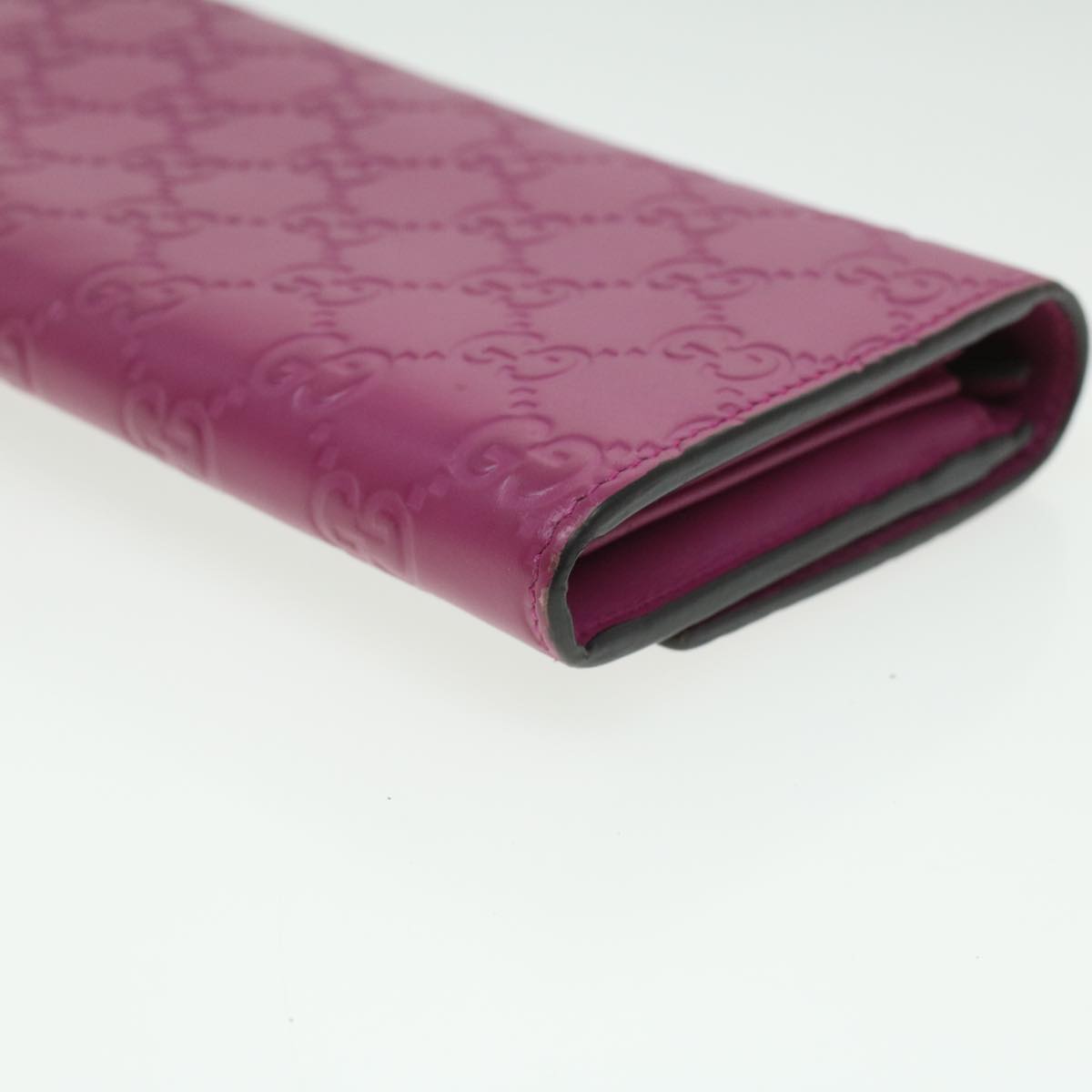 GUCCI Guccissima Long Wallet Pink 388679 36795