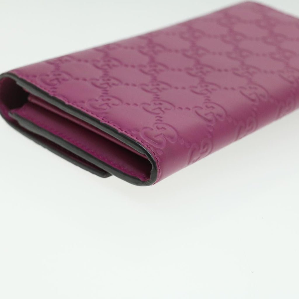 GUCCI Guccissima Long Wallet Pink 388679 36795
