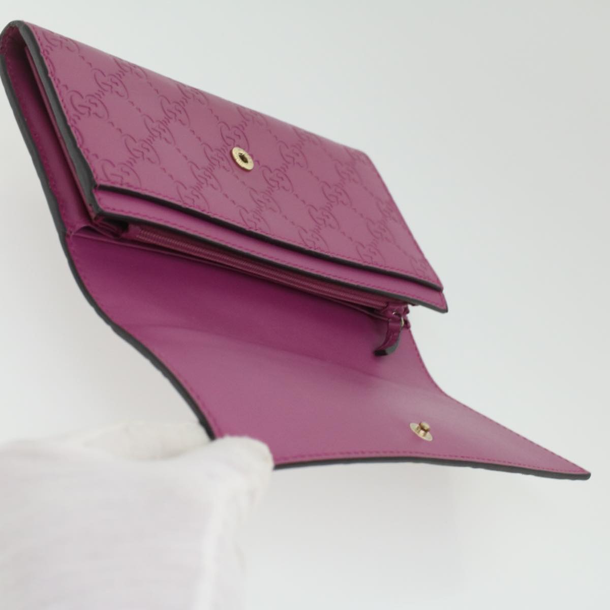GUCCI Guccissima Long Wallet Pink 388679 36795