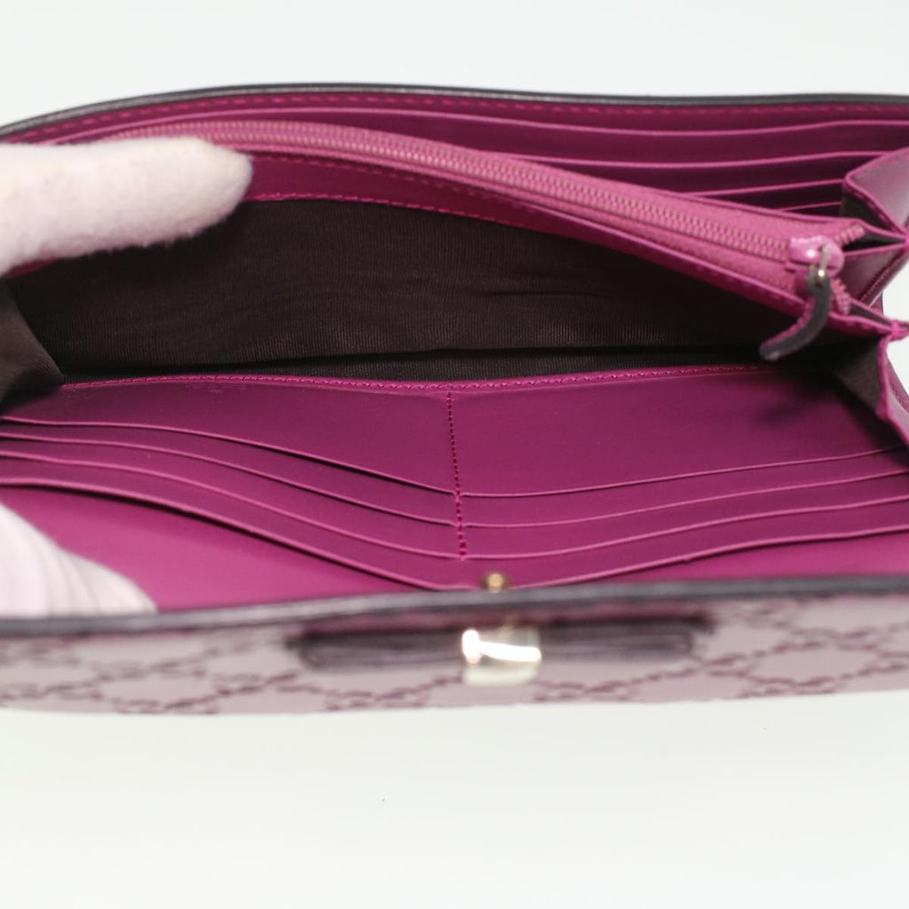 GUCCI Guccissima Long Wallet Pink 388679 36795