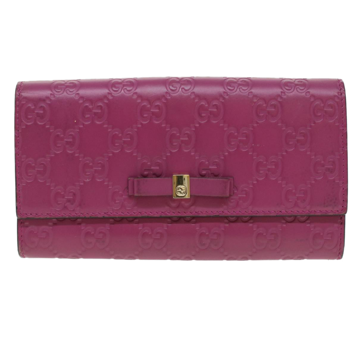 GUCCI Guccissima Long Wallet Pink 388679 36795