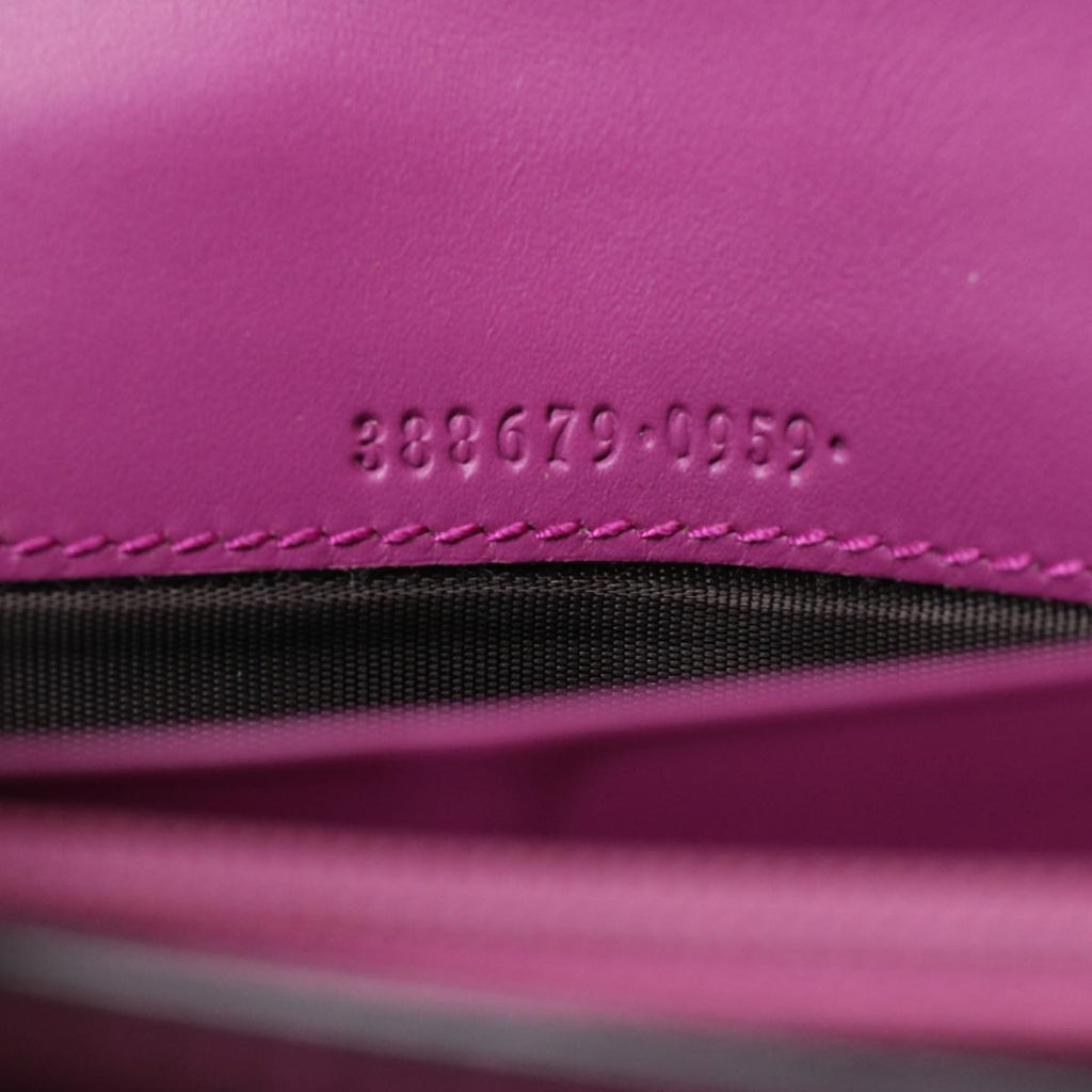 GUCCI Guccissima Long Wallet Pink 388679 36795