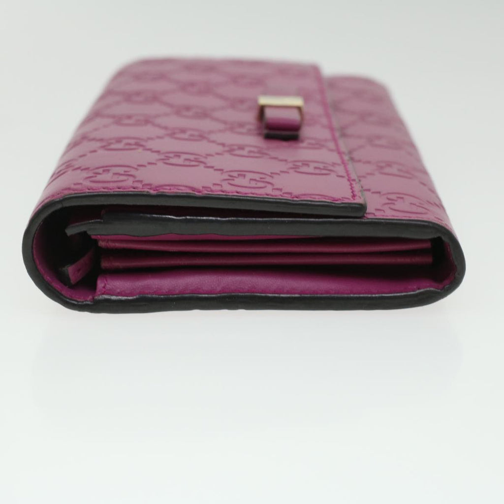 GUCCI Guccissima Long Wallet Pink 388679 36795