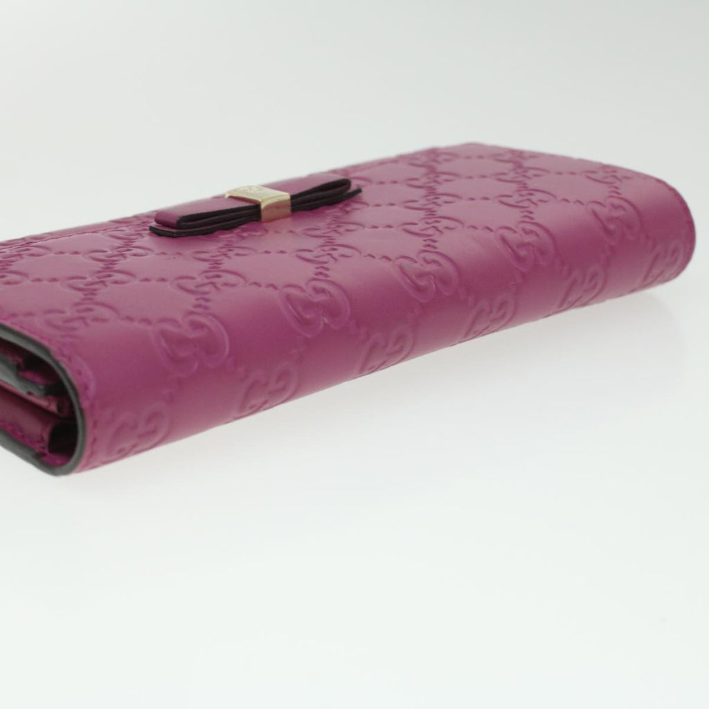 GUCCI Guccissima Long Wallet Pink 388679 36795